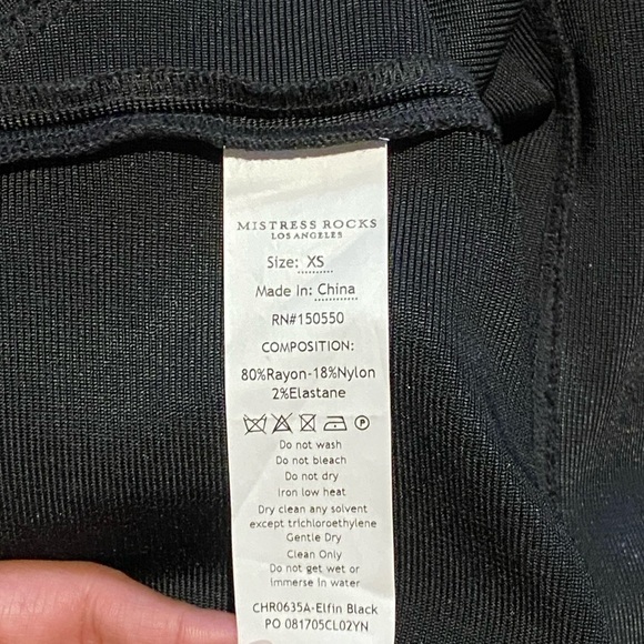 🖤Mistress Rocks Black Strapless Dress🖤 - Picture 5 of 6